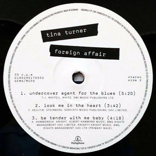 Tina Turner : Foreign Affair (2xLP, Album, RE, RM, Gat)