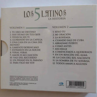 Los Cinco Latinos : La Historia (2xCD, Comp, RM, S/Edition, Box)