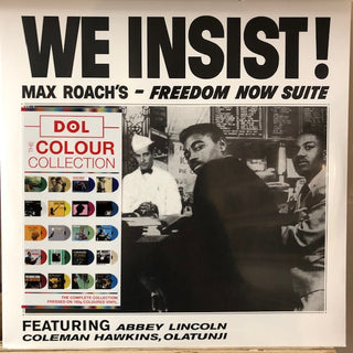 Max Roach : We Insist! Max Roach's - Freedom Now Suite (LP, Album, RE, Whi)