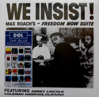 Max Roach : We Insist! Max Roach's - Freedom Now Suite (LP, Album, RE, Whi)