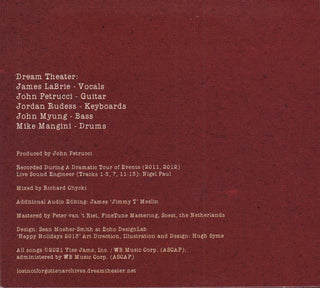 Dream Theater : A Dramatic Tour Of Events - Select Board Mixes (2xCD, Album, RE)