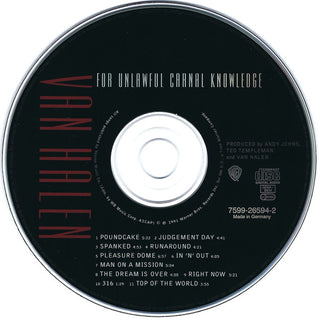Van Halen : For Unlawful Carnal Knowledge (CD, Album, RE)