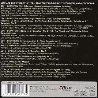 Leonard Bernstein : Leonard Bernstein (10xCD + Box, Comp)