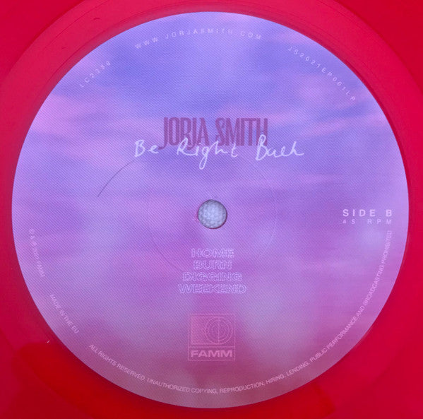 Jorja Smith : Be Right Back (12", EP, Red)