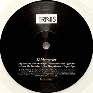 Travis : 12 Memories (LP, Album, Ltd, RE, Whi)