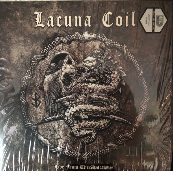 Lacuna Coil : Live From The Apocalypse (2xLP, Album, Sil + DVD-V, NTSC + Ltd)