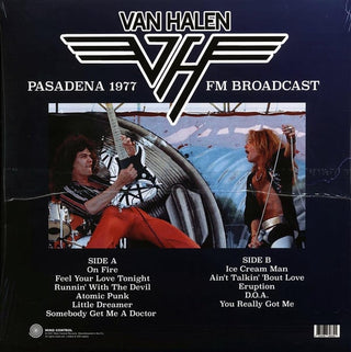 Van Halen : Live In Pasadena 1977 FM Broadcast (LP, Ltd, Unofficial)