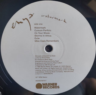 Enya : Watermark (LP, Album, RE)