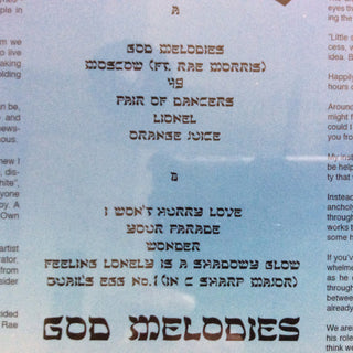 frYars : God Melodies (LP, Album, Ltd, Gol)