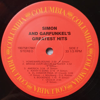 Simon & Garfunkel : Simon And Garfunkel's Greatest Hits (LP, Comp, RE)
