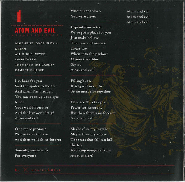 Heaven & Hell (2) : The Devil You Know (CD, Album)