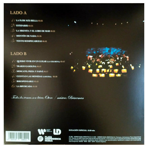 Memphis La Blusera Y Orquesta Sinfónica Nacional Argentina : En Vivo En El Colón (LP)