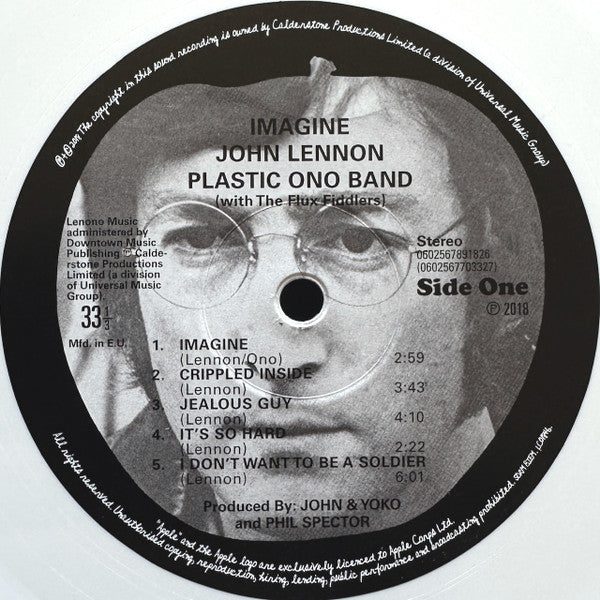John Lennon : Imagine (LP, Album, RE, RP, Whi + LP, RP, Whi + Ltd, 50t)