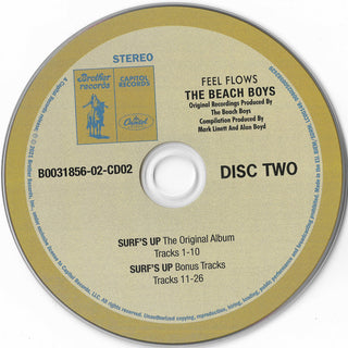 The Beach Boys : Feel Flows (The Sunflower & Surf's Up Sessions · 1969-1971) (CD, Album, RE, RM + CD, Album, RE, RM + Comp)