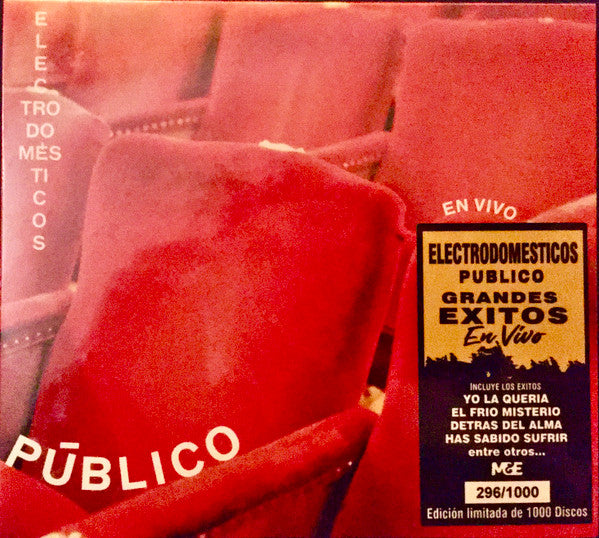 Electrodomésticos : Público (En Vivo)  (CD, Comp, Ltd, Num)