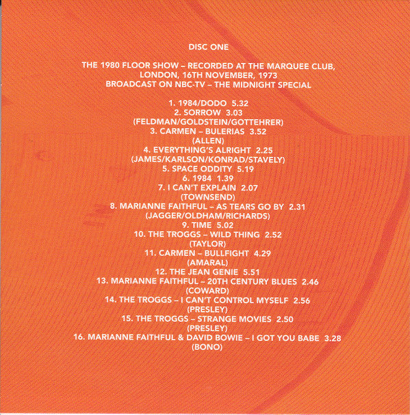 David Bowie : Live Volume Two (10xCD, Comp, Unofficial + Box)