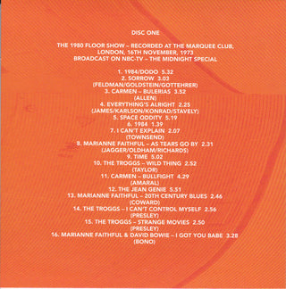 David Bowie : Live Volume Two (10xCD, Comp, Unofficial + Box)