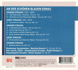Various : An Der Schönen Blauen Donau - Walzer Und Polkas Der Strauss-Familie (CD, Comp)