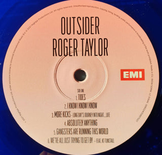 Roger Taylor : Outsider (LP, Album, Ltd, Tra)