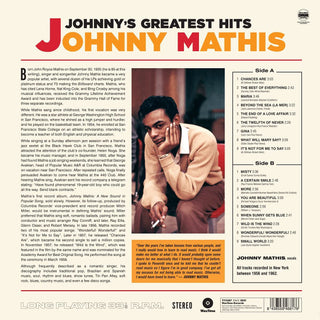 Johnny Mathis : Johnny's Greatest Hits (LP, Comp, Ltd, 180)