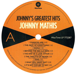 Johnny Mathis : Johnny's Greatest Hits (LP, Comp, Ltd, 180)