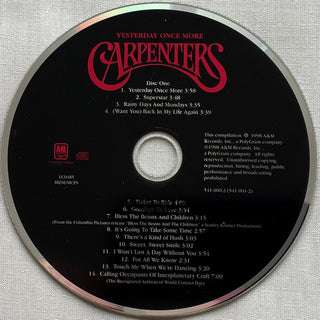 Carpenters : Yesterday Once More (Greatest Hits 1969 - 1983) (2xCD, Comp, RE, RM, RP)