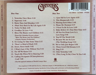 Carpenters : Yesterday Once More (Greatest Hits 1969 - 1983) (2xCD, Comp, RE, RM, RP)