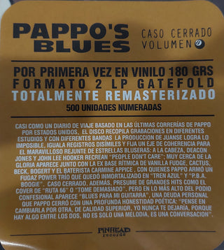 Pappo's Blues : Caso Cerrado - Volumen 8 (2xLP, Album, Ltd, Num, RE, RM, 180)