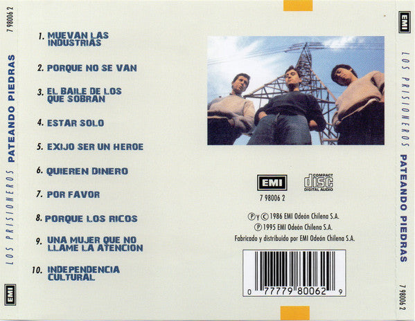 Los Prisioneros : Pateando Piedras (CD, Album, RE)