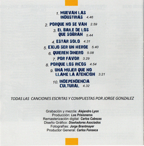 Los Prisioneros : Pateando Piedras (CD, Album, RE)