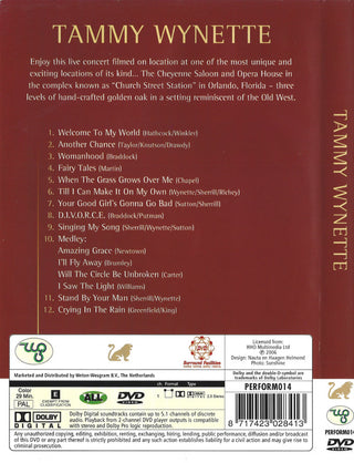 Tammy Wynette : Performed At The Church Street Station, Orlando, Florida Her Greatest Hits Live (DVD-V, Comp)