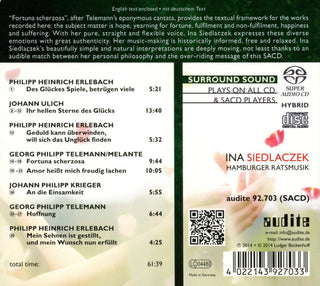 Ina Siedlaczek, Hamburger Ratsmusik : Fortuna Scherzosa (SACD, Hybrid, Multichannel)