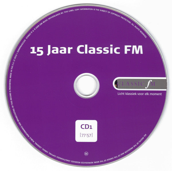 Various : 15 Jaar Classic FM (3xCD, Comp)