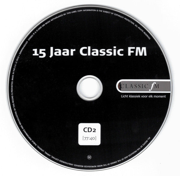 Various : 15 Jaar Classic FM (3xCD, Comp)