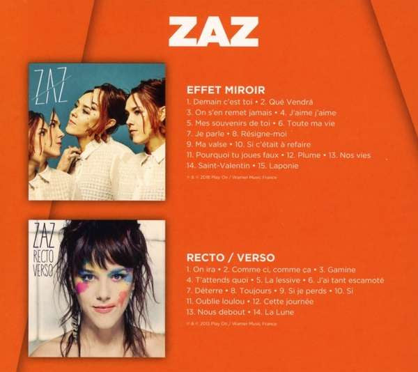 Zaz : Effet Mirroir + Recto Verso (CD, Album, RE + CD, Album, RE + Comp)