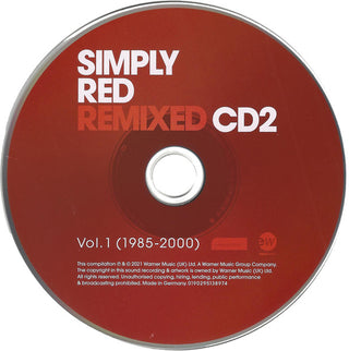 Simply Red : Remixed Vol. 1 (1985–2000) (2xCD, Comp)