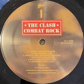 The Clash : Combat Rock (LP, Album, RE, RM, 180)