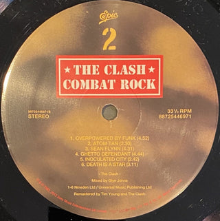 The Clash : Combat Rock (LP, Album, RE, RM, 180)