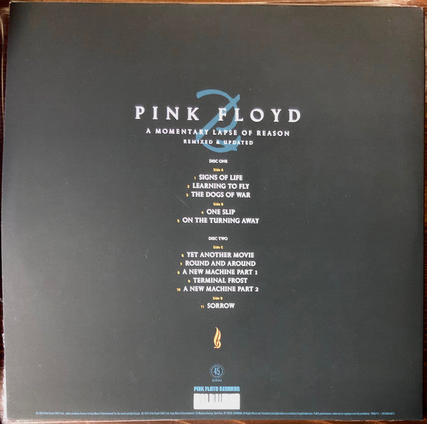 Pink Floyd : A Momentary Lapse Of Reason (Remixed & Updated) (2xLP, Album, RE, 180)