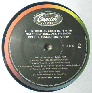 Nat King Cole : A Sentimental Christmas (With Nat "King" Cole And Friends: Cole Classics Reimagined) (LP)