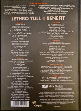 Jethro Tull : Benefit (The 50th Anniversary Enhanced Edition) (CD, Album, RE + CD, Comp, Mono + CD + CD, Mono + D)