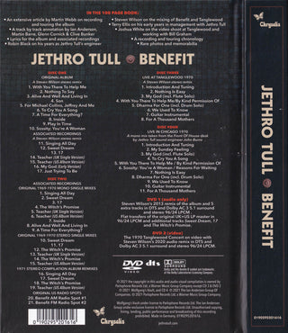 Jethro Tull : Benefit (The 50th Anniversary Enhanced Edition) (CD, Album, RE + CD, Comp, Mono + CD + CD, Mono + D)