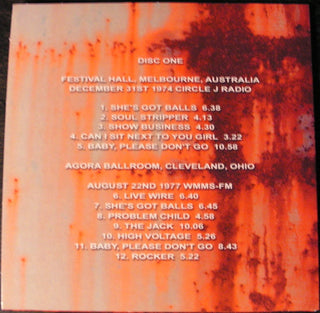 AC/DC : High Voltage ∙ Rock N Roll 1974 - 1988 (10xCD, Unofficial + Box, Unofficial)