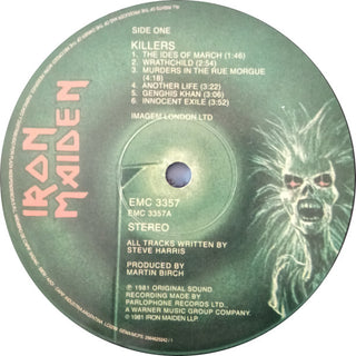 Iron Maiden : Killers (LP, Album, RE, RM, 180)