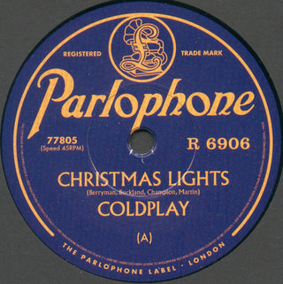 Coldplay : Christmas Lights (7", Ltd, RE, Rec)