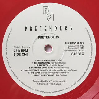 The Pretenders : Pretenders (LP, Album, Ltd, RE, RM, Red)