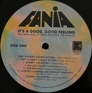 Various : It's A Good, Good Feeling (The Latin Soul Of Fania Records: The Singles) (2xLP, Comp)