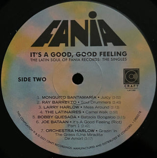 Various : It's A Good, Good Feeling (The Latin Soul Of Fania Records: The Singles) (2xLP, Comp)