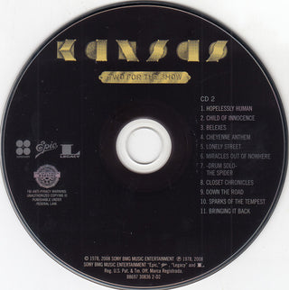 Kansas (2) : Two For The Show (2xCD, Album, RE)
