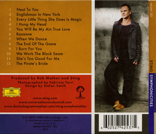 Sting : Symphonicities (CD, Album, RE)